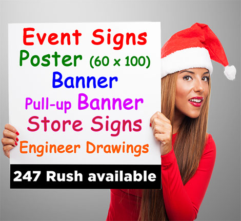 FoamCore / Foam Board Sign is versatile for info display